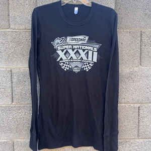 Bella Black IMCA Speedway Super Nationals Long Sleeve Tee Women's XXL